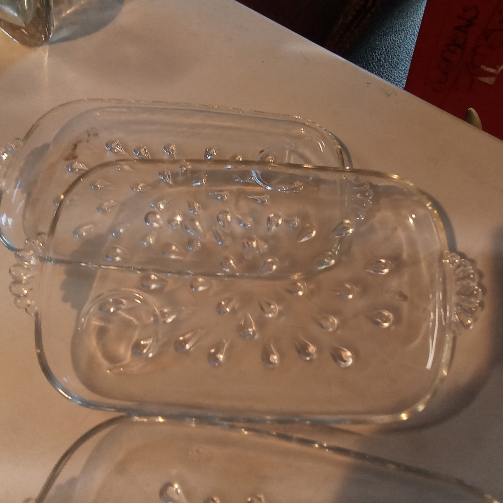 Chrystal serving trays 8 pieces